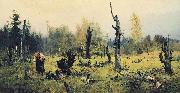 Vasily Polenov Burnt Forest USA oil painting artist